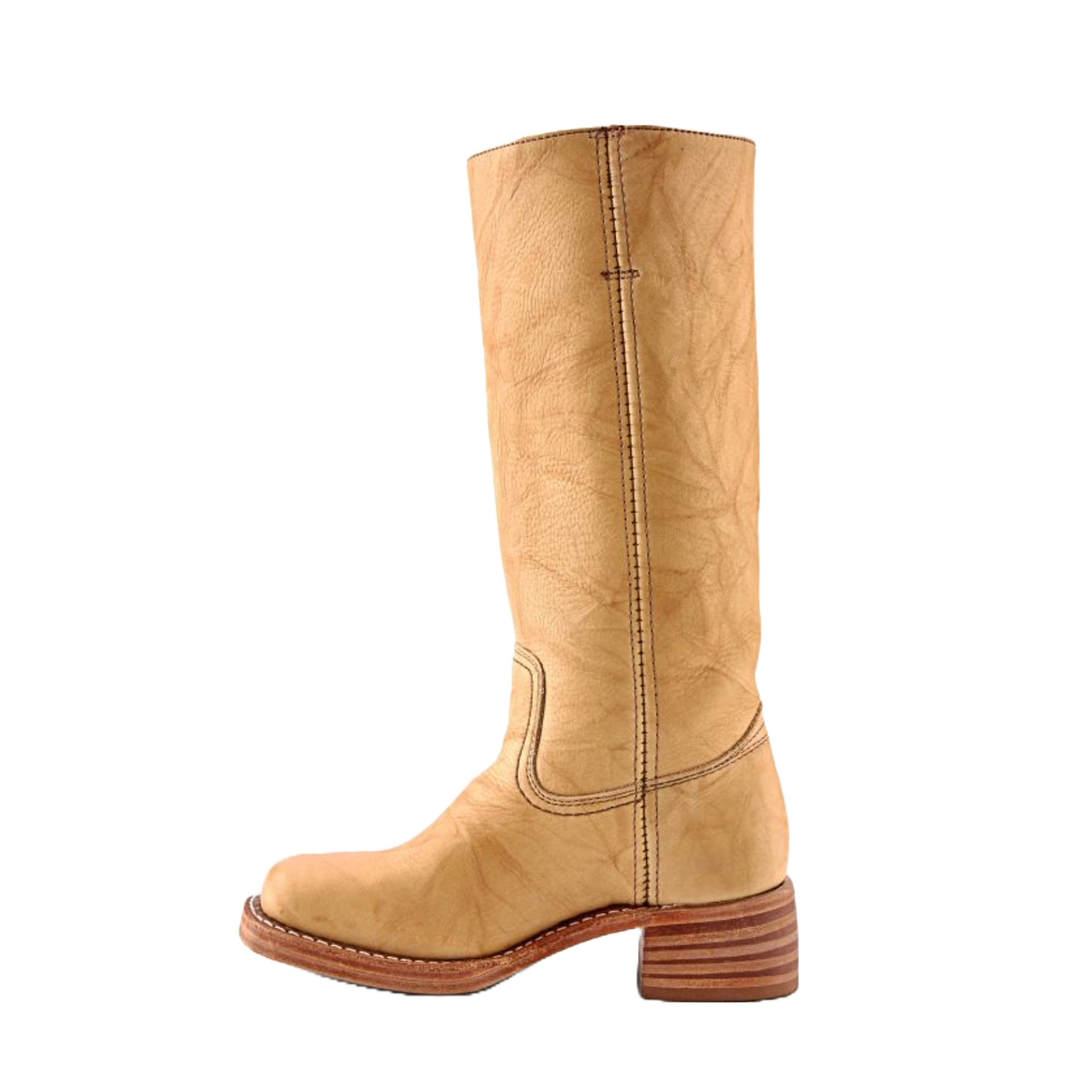 Frye Ladies Campus 14L Banana Montana Leather Tall Boots 3477050-BAN