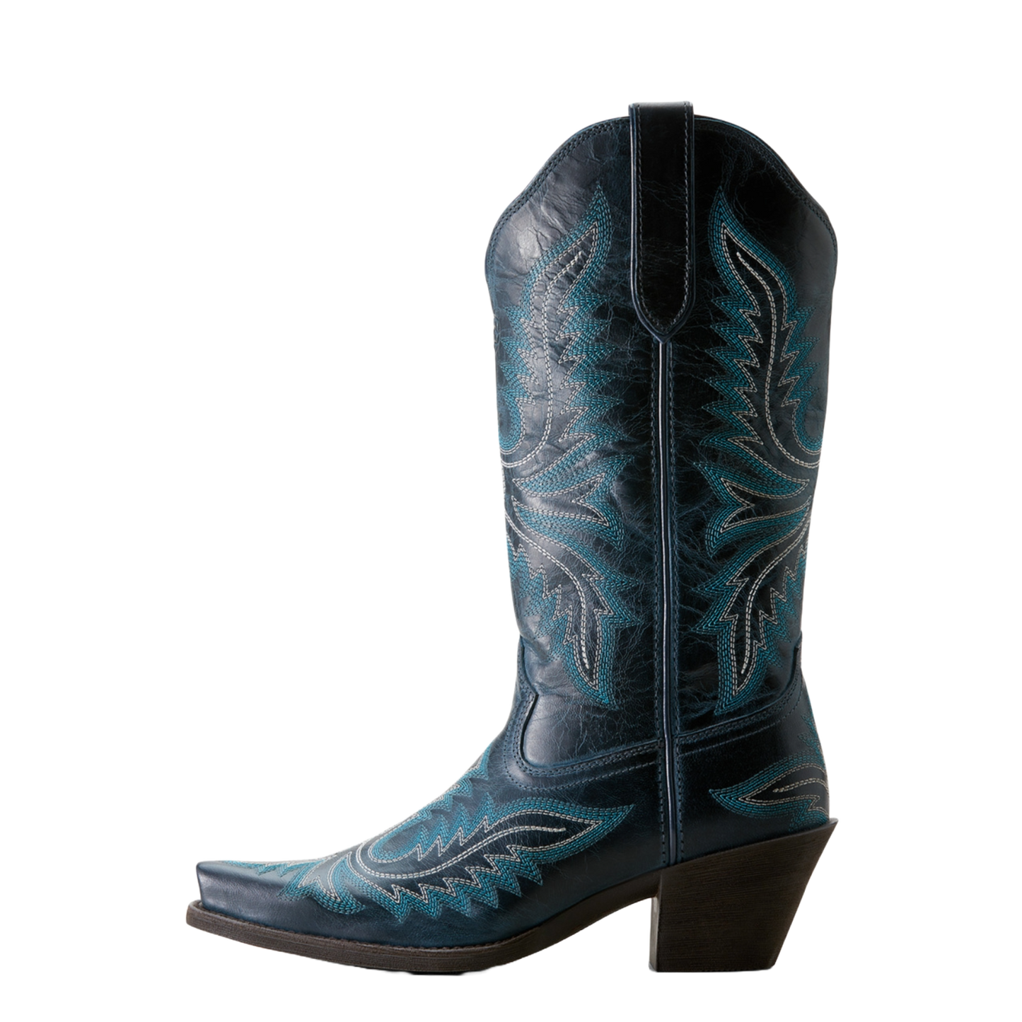 Ariat Ladies Round Up Collins Fresh Denim Western Boots 10053787