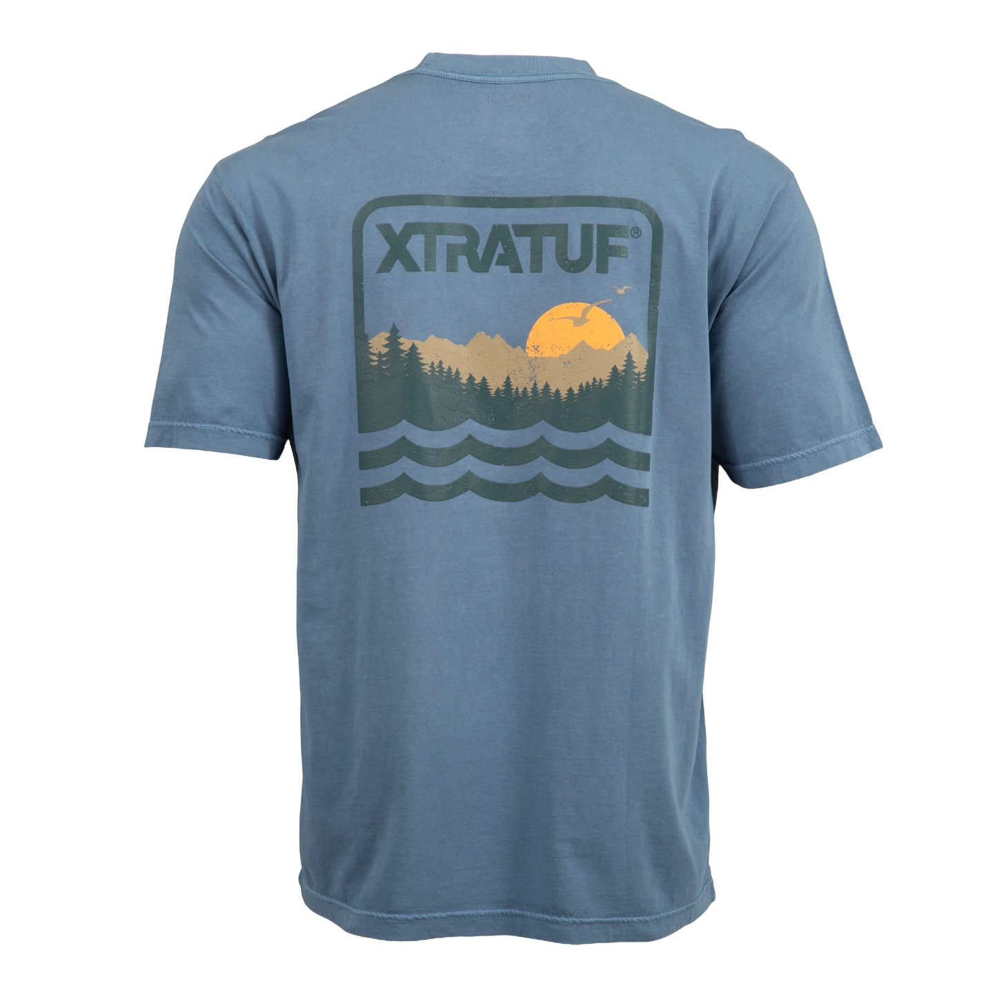 XTRATUF Men's Graphic Dark Denim Blue T-Shirt XAT206