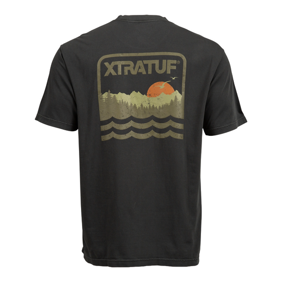 XTRATUF Men's Mountain Graphic Black T-Shirt XAT001