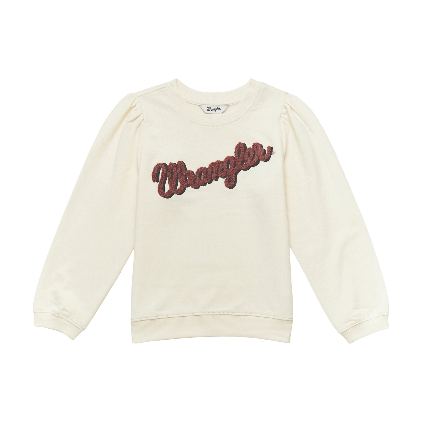 Wrangler Youth Girl's White Classic Logo Sweatshirt 112353047