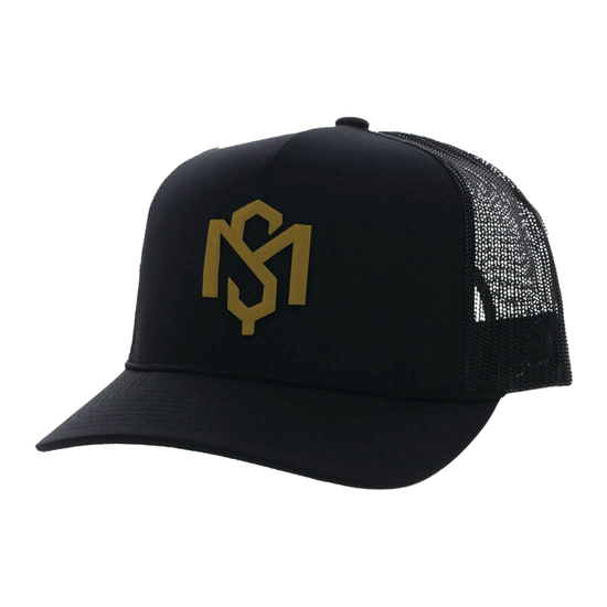 Hooey Money Mayfield Black & Gold Trucker Cap 2279T-BK