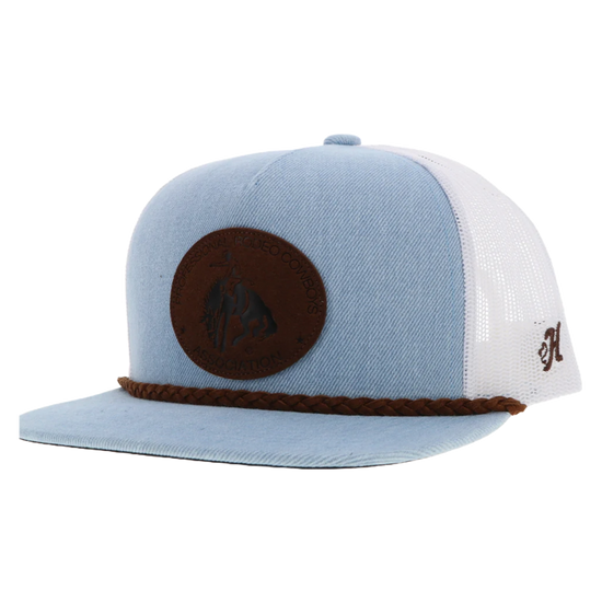 Hooey Pro-Rodeo Denim & White Trucker Cap 2362T-DEWH