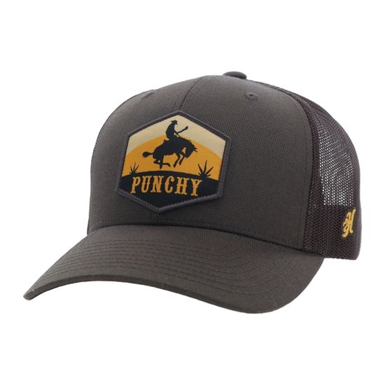 Hooey Ranchero Punchy Graphic Brown Western Trucker Cap 5027T-BR