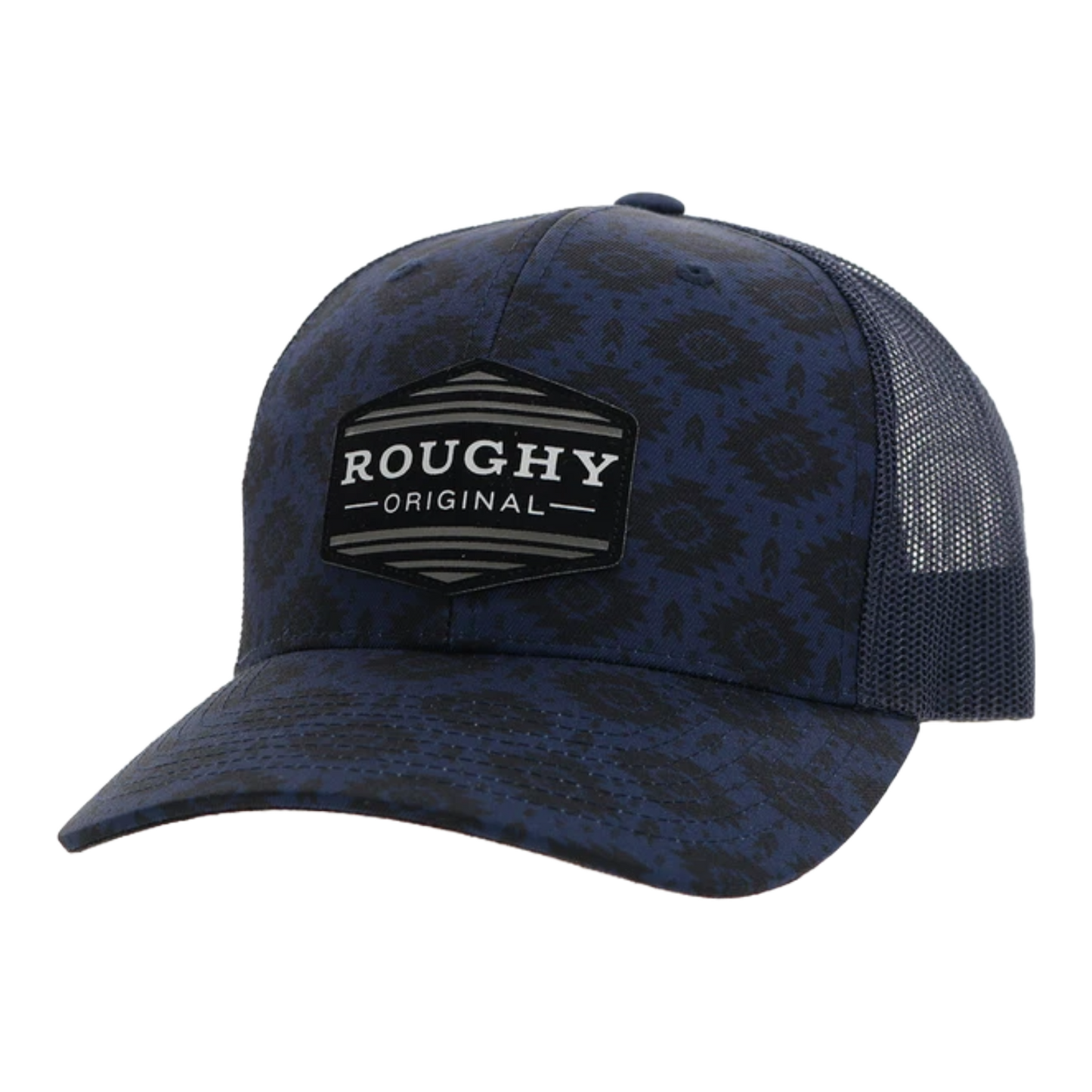 Hooey Tribe Roughy Navy & Black Trucker Cap 4040T-NV