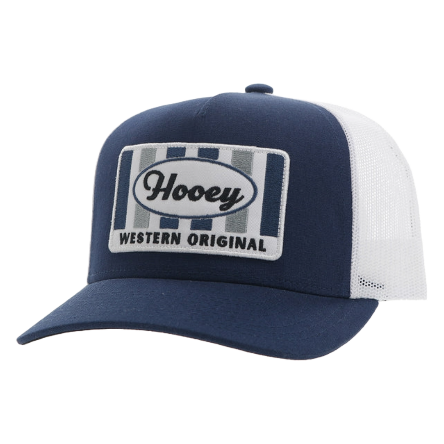 Hooey "Sudan" 5-Panel Navy & White Snapback Hat 2411T-NVWH