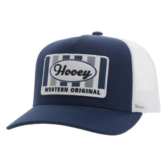 Hooey "Sudan" 5-Panel Navy & White Snapback Hat 2411T-NVWH