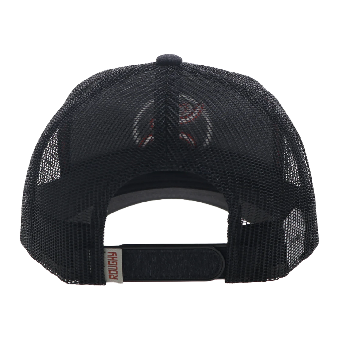 Hooey "Strap" Roughy Charcoal & Black Snapback Hat 4031T-CHBK