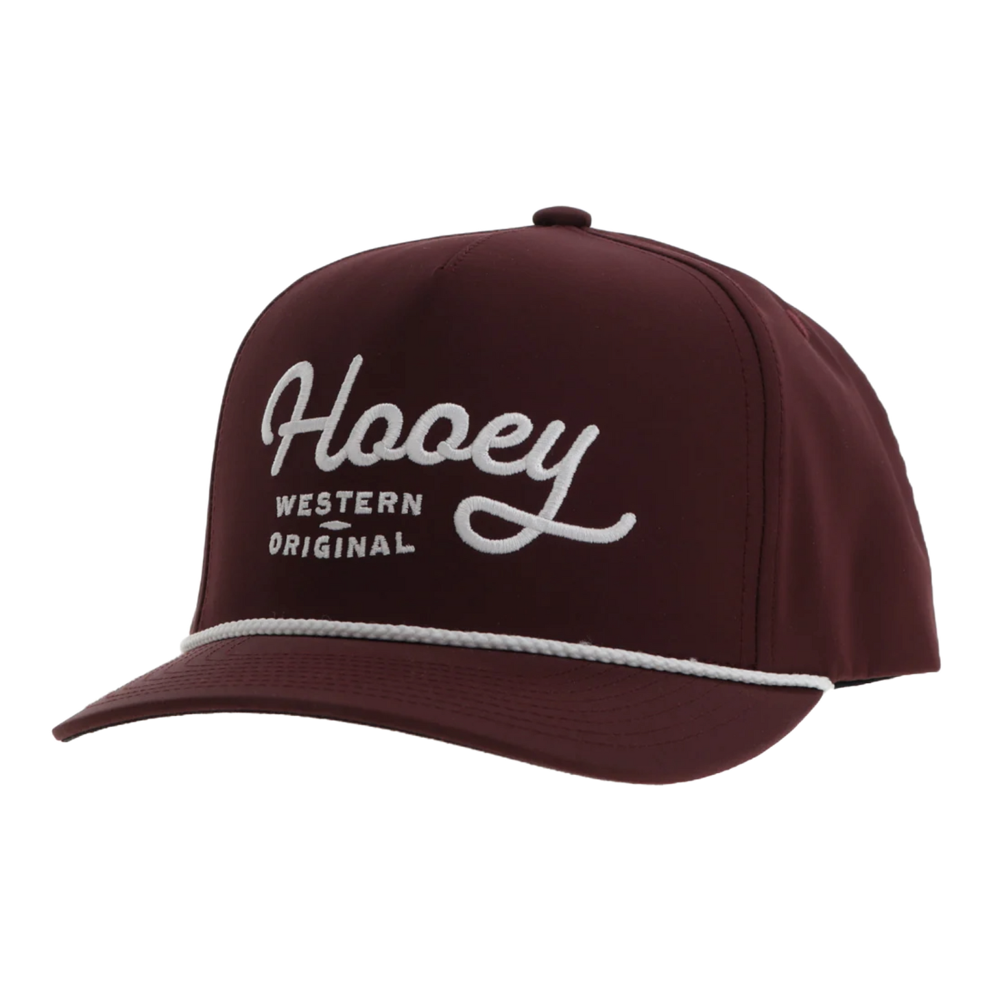 Hooey Men's "OG" Maroon & White Snapback Hat 2460T-MA