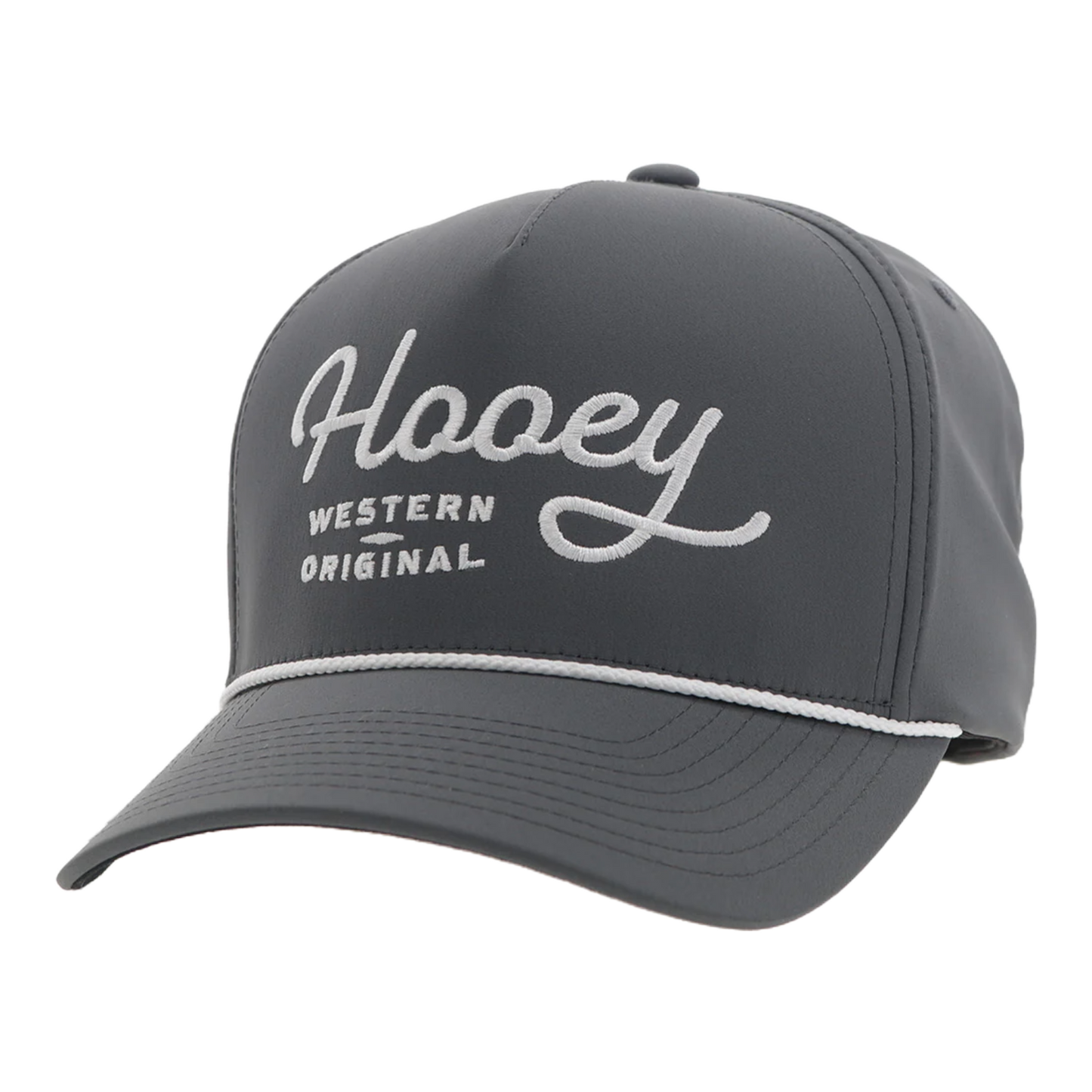 Hooey Men's "OG" 5-Panel Grey Snapback Hat 2460T-GY