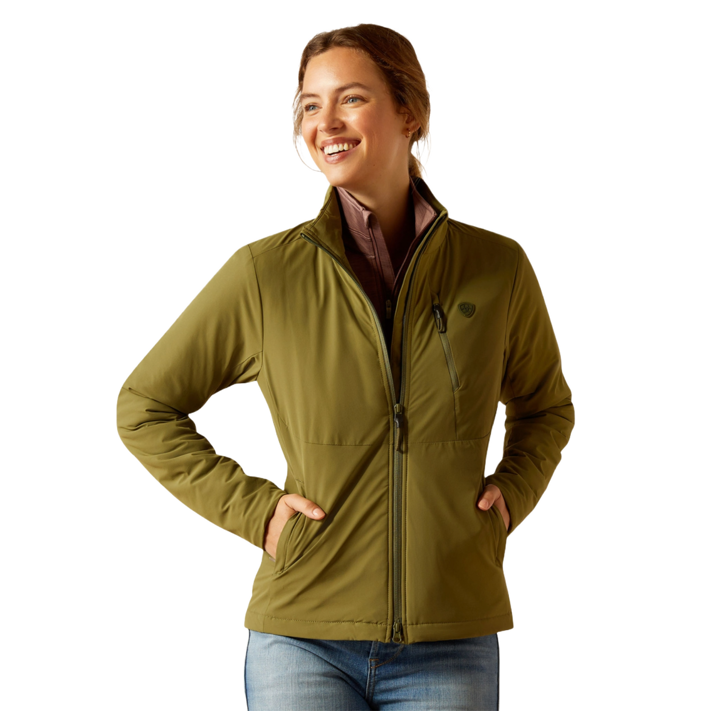 Ariat Ladies Rion StretchShell Winter Moss Insulated Jacket 10052876