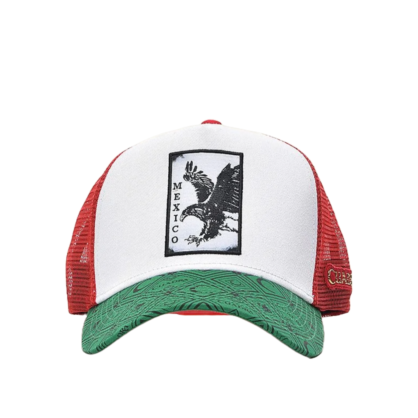 Cuadra Men's Mexico Embroidery Eagle Graphic Cap CC112