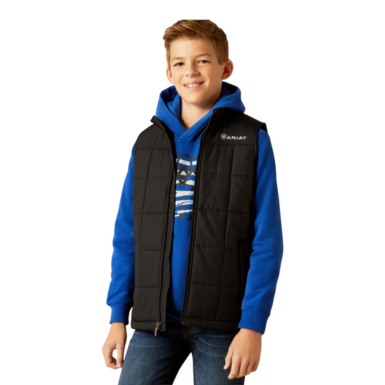 Ariat Youth Boy's Crius Black Insulated Vest 10051985