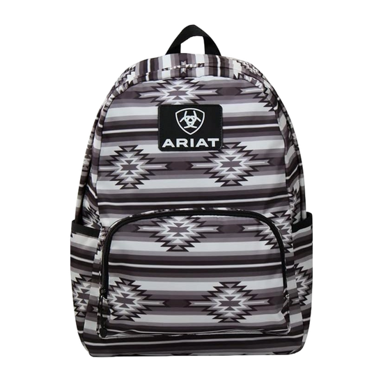 Ariat Aztec Graphic Grey & White Western Backpack A460002297