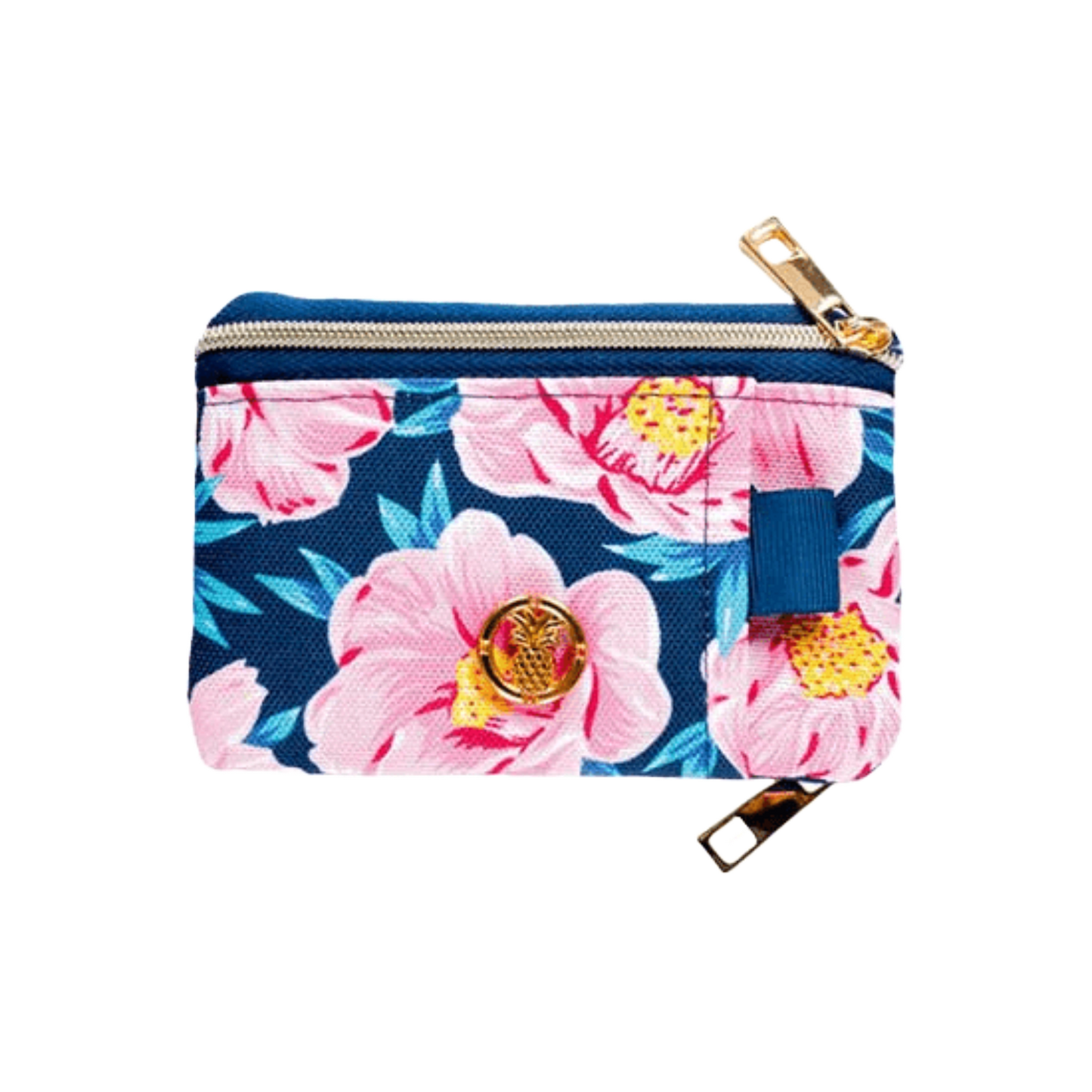 Simply Southern Ladies Blooming Flower Wallet  0224-BAG-ZIPWLT-PNKBLM