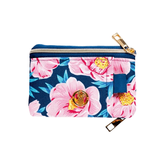 Simply Southern Ladies Blooming Flower Wallet  0224-BAG-ZIPWLT-PNKBLM