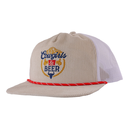 Simply Southern Mens Cowgirls & Beer Hat 0224-MN-HAT-COWGIRLS