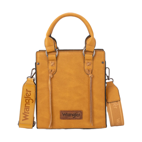 Wrangler Ladies North South Mini Yellow Tote Crossbody Bag WG270-8119YL