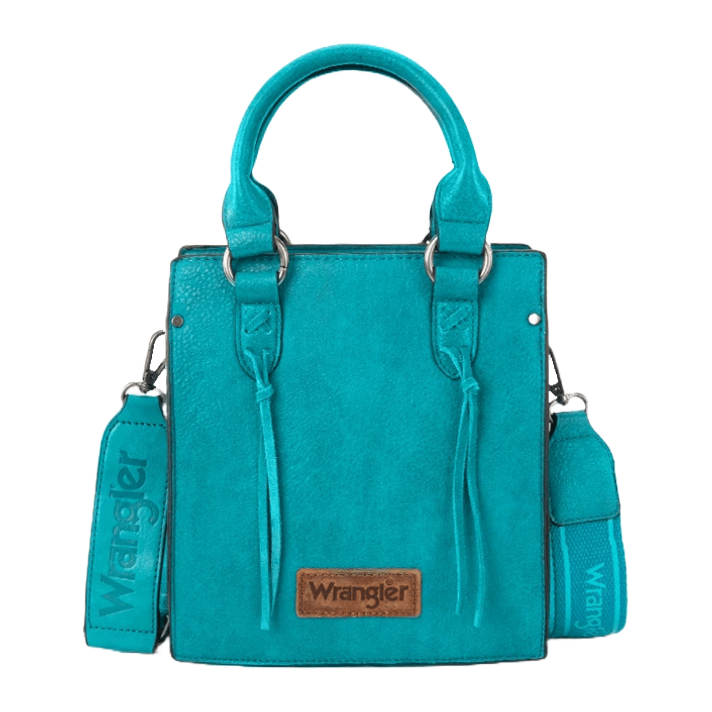 Wrangler Ladies North South Mini Turquoise Tote Crossbody Bag WG270-8119TQ