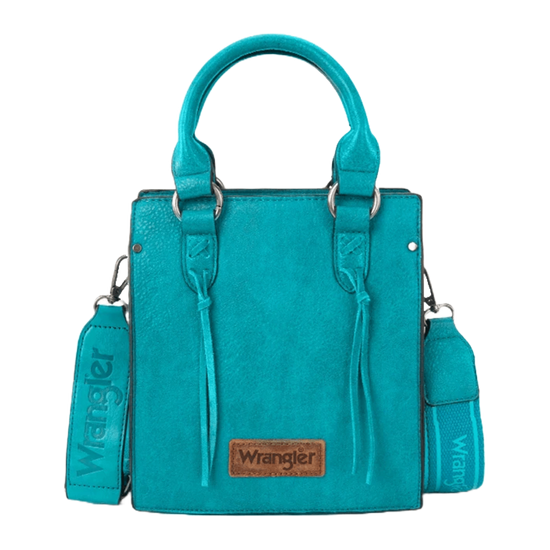 Wrangler Ladies North South Mini Turquoise Tote Crossbody Bag WG270-8119TQ