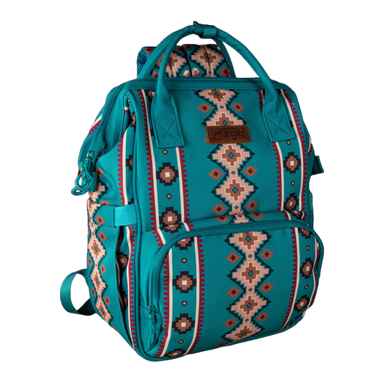 Wrangler Allover Aztec Printed Green Diaper Bag WG2204-9110GN