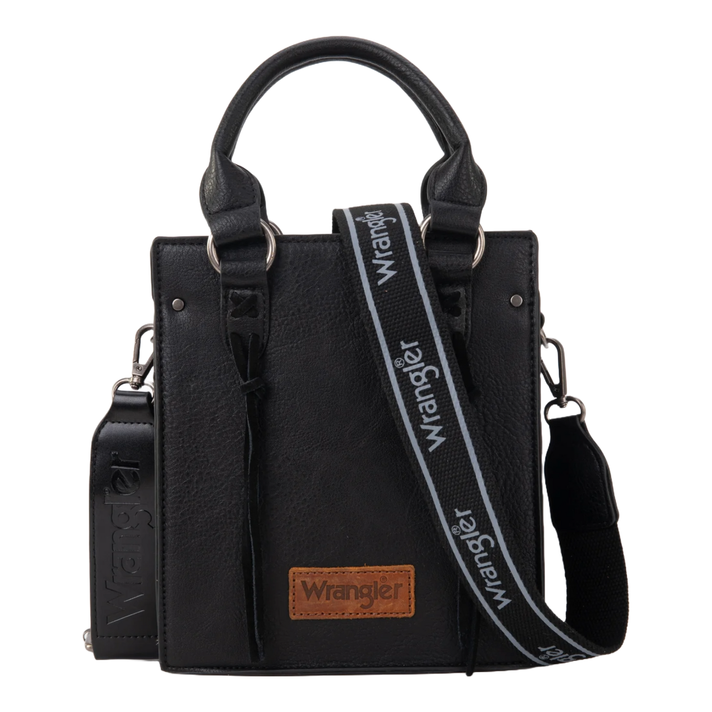 Wrangler Ladies North South Mini Black Tote Crossbody Bag WG270-8119BK