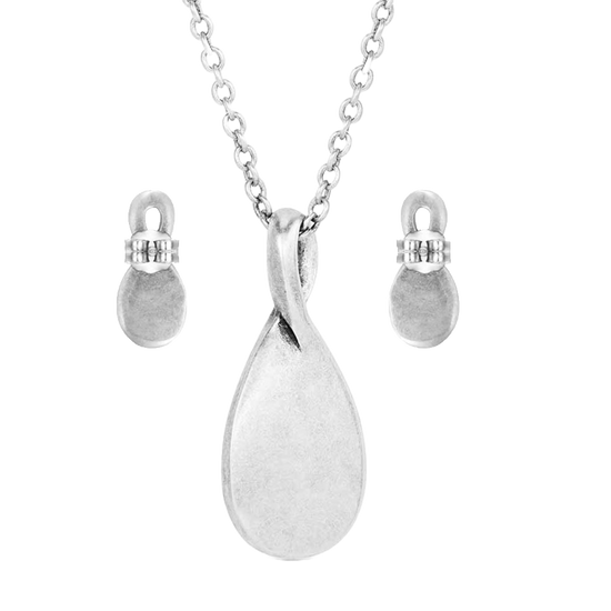 Montana Silversmiths Western Tradition Teardrop Jewelry Set JS5620