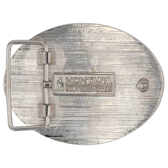 Montana Silversmiths Tri-Tone Christian Cowboy Attitude Buckle A1005