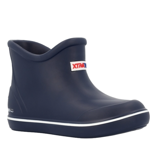 XTRATUF Youth Navy Ankle Deck Waterproof Boot XKTF201Y