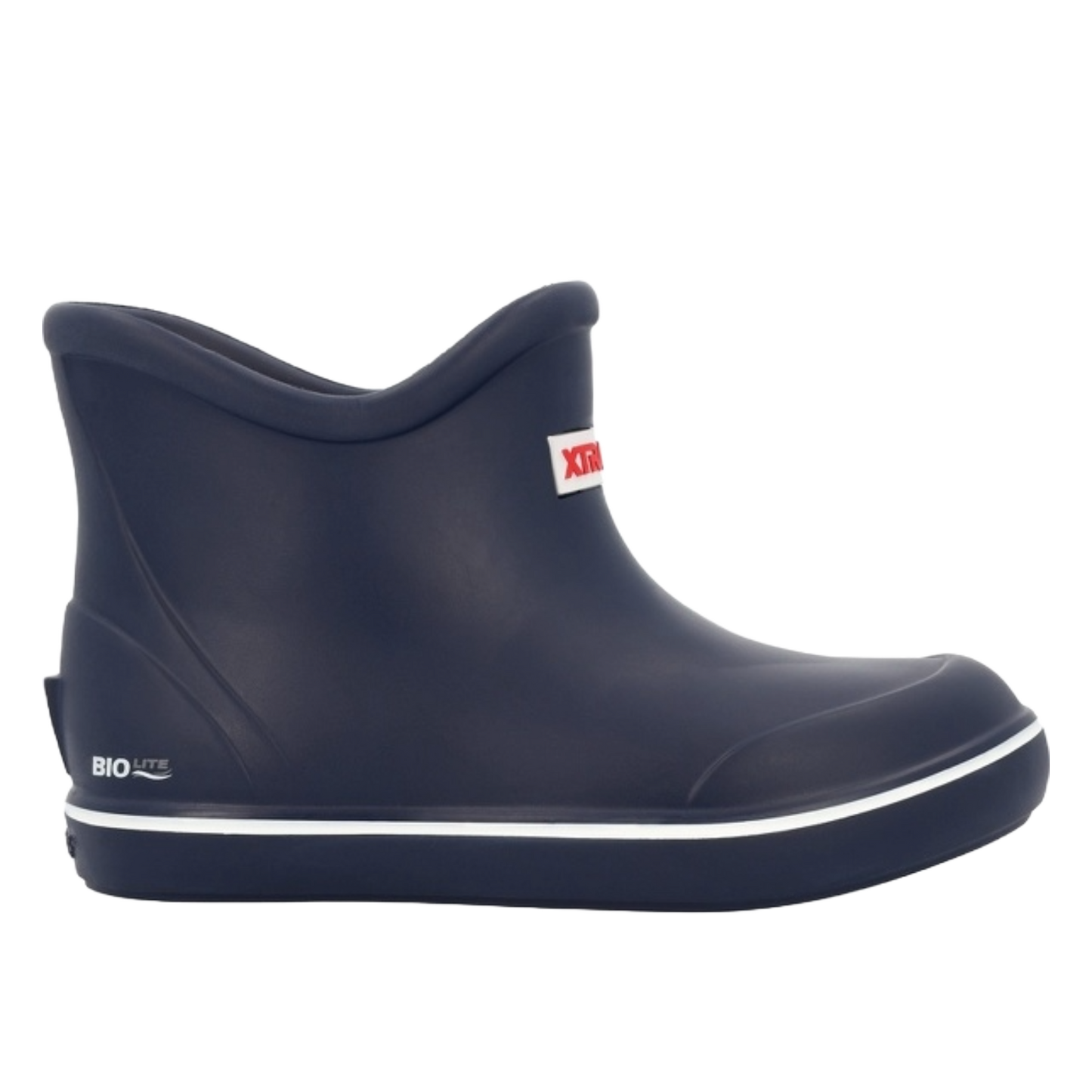 XTRATUF Youth Navy Ankle Deck Waterproof Boot XKTF201Y