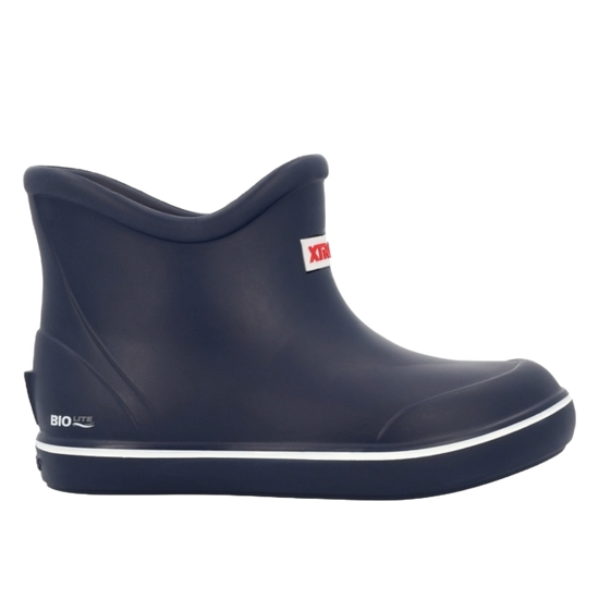 XTRATUF Youth Navy Ankle Deck Waterproof Boot XKTF201Y