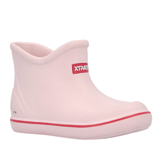 XTRATUF Youth Pink Ankle Deck Waterproof Boot XKTF400Y