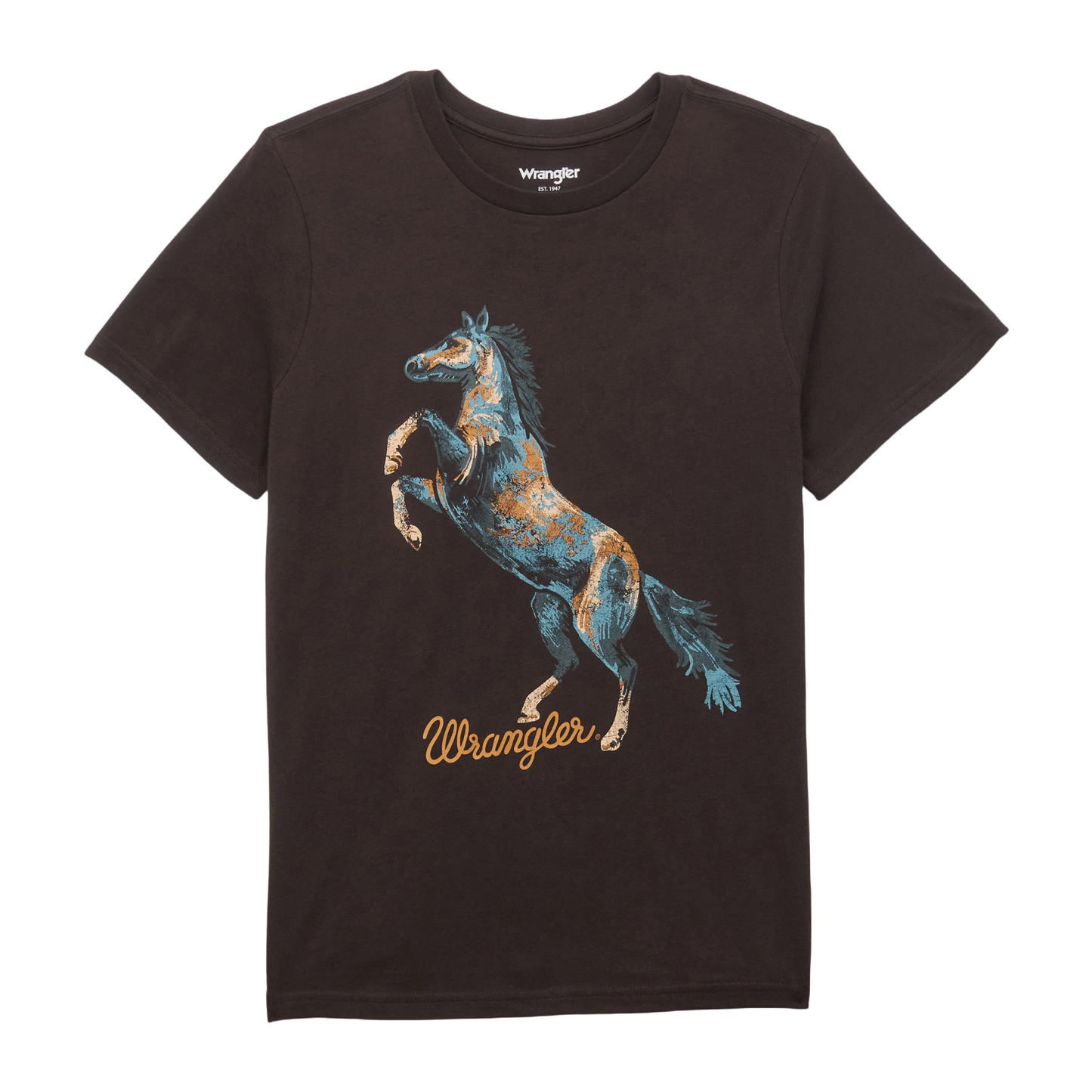 Wrangler Ladies Horse Chocolate Torte Graphic T-Shirt 112354358