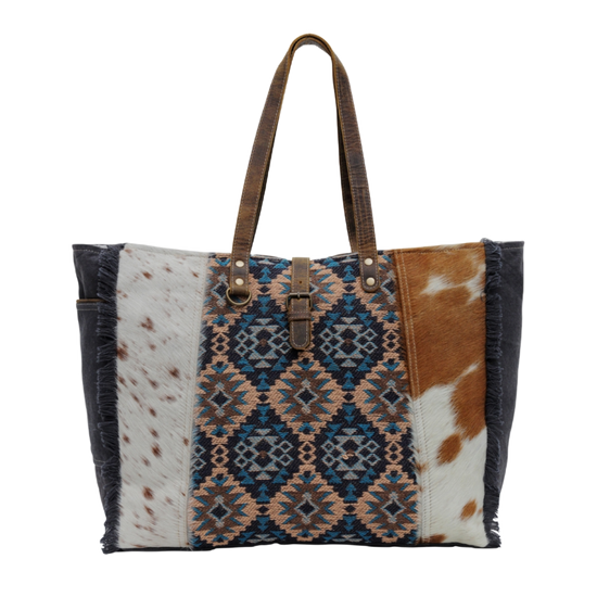 Myra Bag Ladies Vanessia Aztec Weekender Tote Bag S-6141