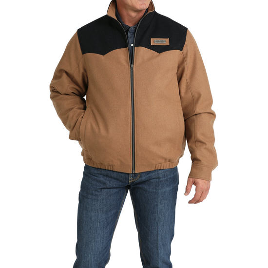 Cinch Men's Concealed Carry Wool Brown & Black Jacket MWJ1590003