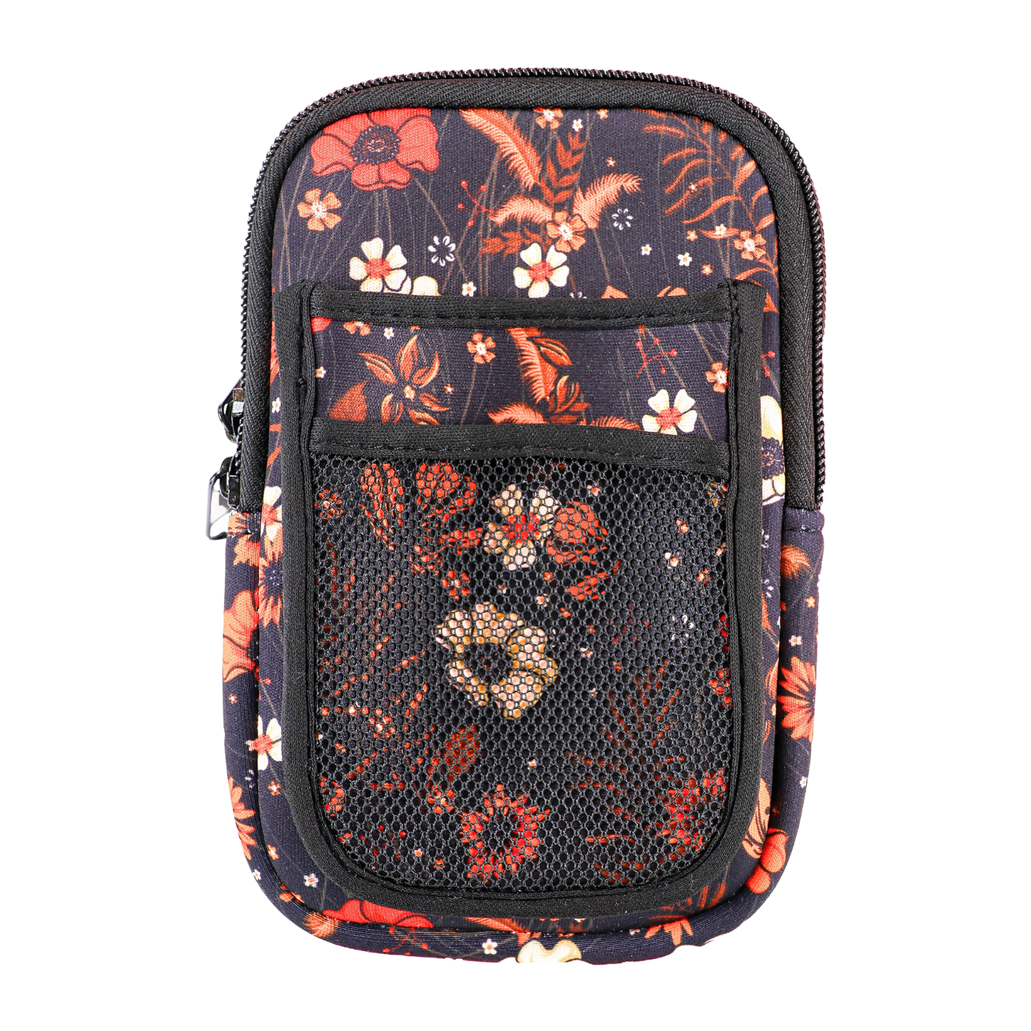 Simply Southern Ladies Floral Black Tumbler Pouch 0224-TUMBLER-POUCH-VNTG