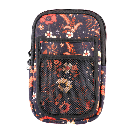 Simply Southern Ladies Floral Black Tumbler Pouch 0224-TUMBLER-POUCH-VNTG