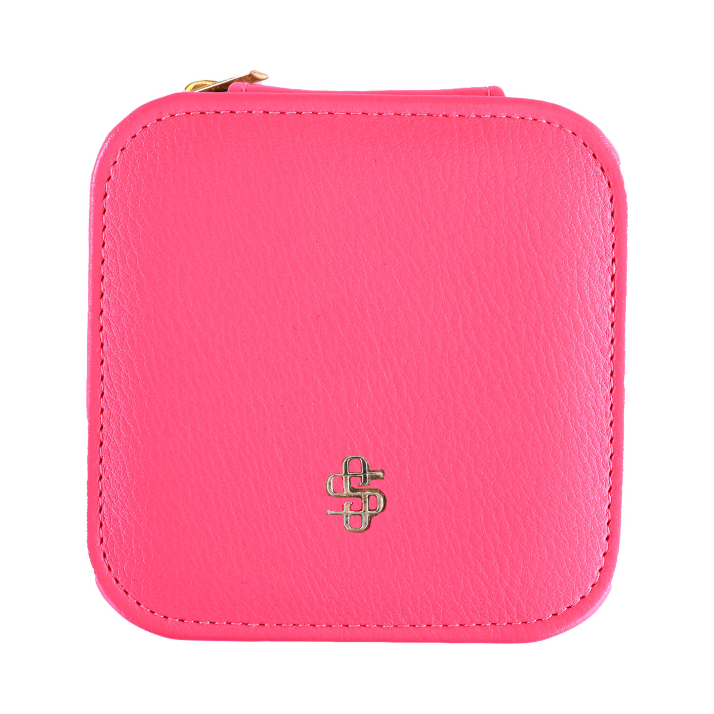 Simply Southern Ladies Hot Pink Jewelry Case 0224-BAG-LTHR-JWLCASE-HTPNK