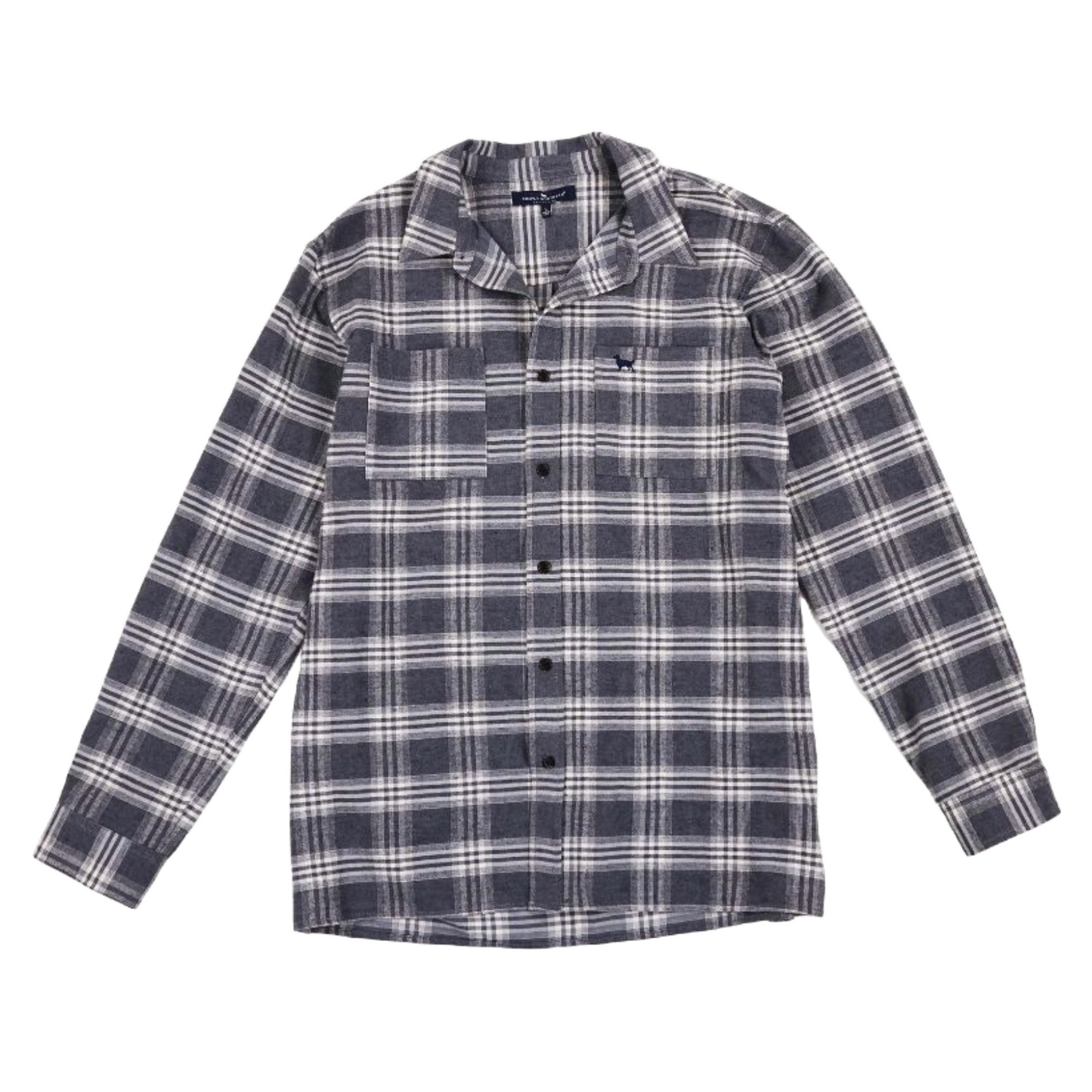 Simply Southern Men's Plaid Grey Button Down Shirt 0224-MN-SHKT-GRYPLD