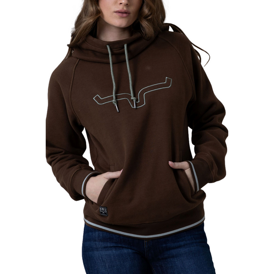 Kimes Ranch Ladies Two Scoops Brown Hoodie WHO0000012-C043