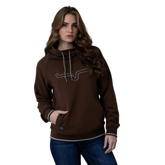 Kimes Ranch Ladies Two Scoops Brown Hoodie WHO0000012-C043