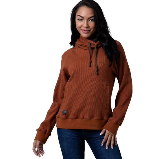 Kimes Ranch Ladies Laguna Brown Hoodie WHO0000037-WWBROWN