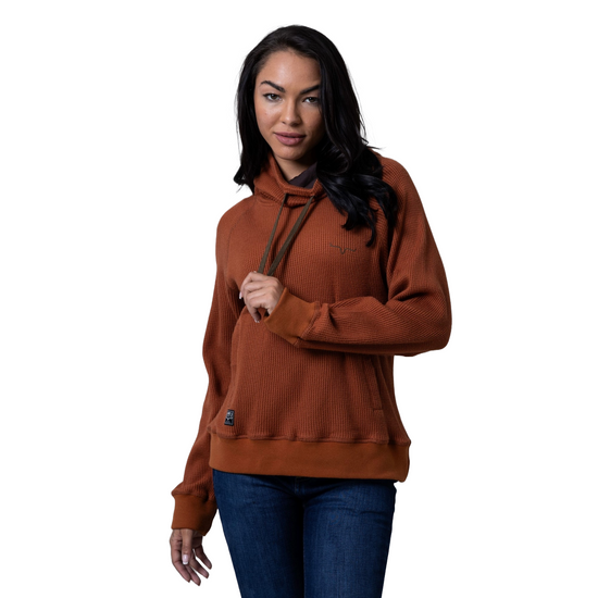 Kimes Ranch Ladies Laguna Brown Hoodie WHO0000037-WWBROWN