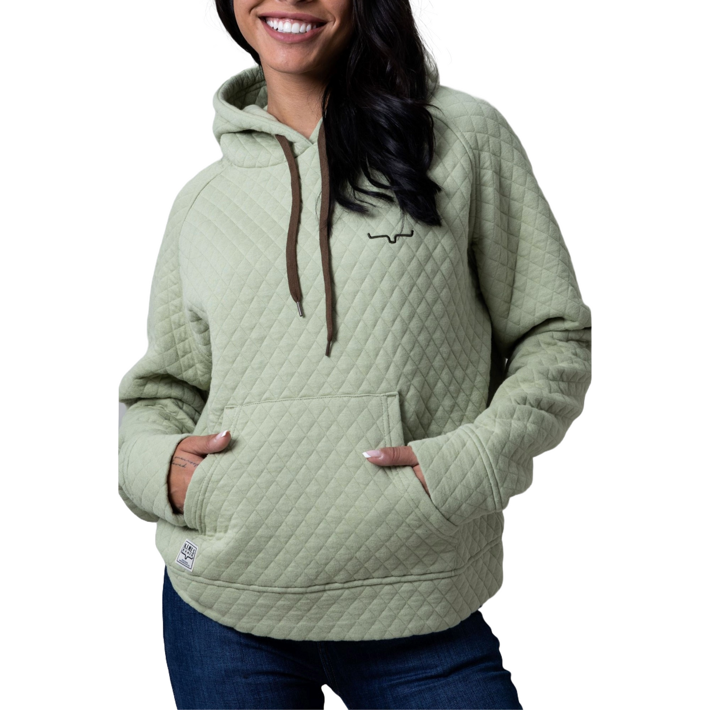 Kimes Ranch Ladies Angel Fire Sage Green Hoodie WHO0000038-SAGE