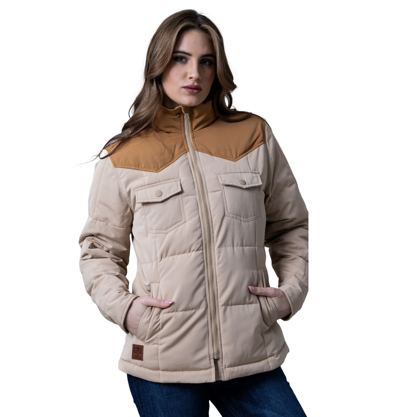 Kimes Ranch Ladies Wyldfire Tan Quilted Jacket WJA0000006-TAN