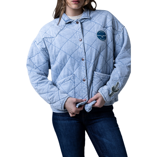 Kimes Ranch Ladies Rincon Throw Light Wash Indigo Jacket WJA0000046-LWINDI