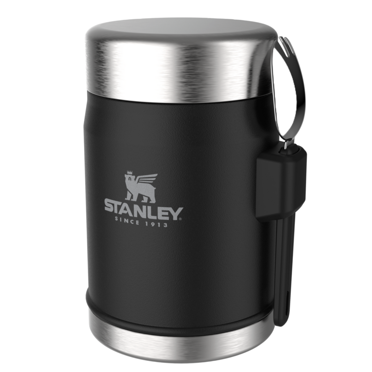 Stanley Legendary Classic Black 2.0 Food Jar + Spork 10-11353-016