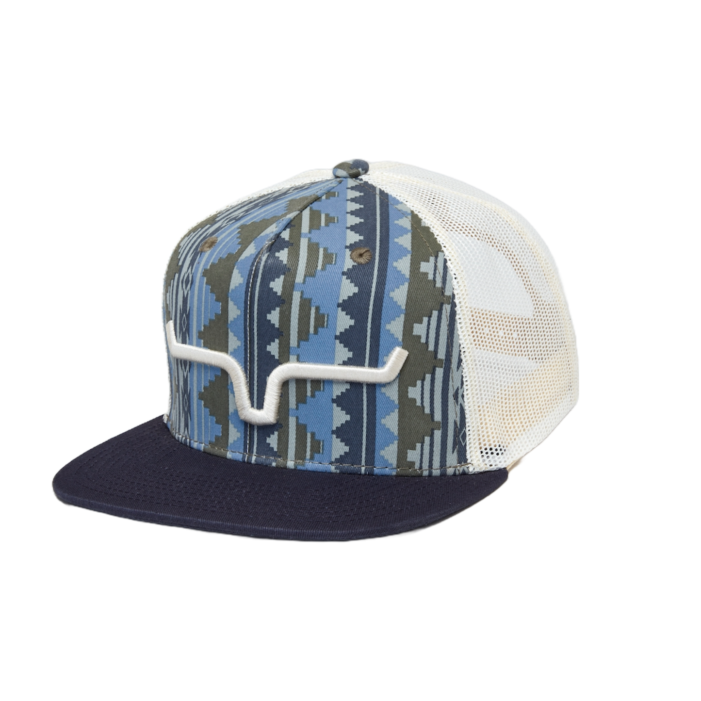 Kimes Ranch Men's Sorocco Navy Aztec Trucker Hat UHA0000140-NAV