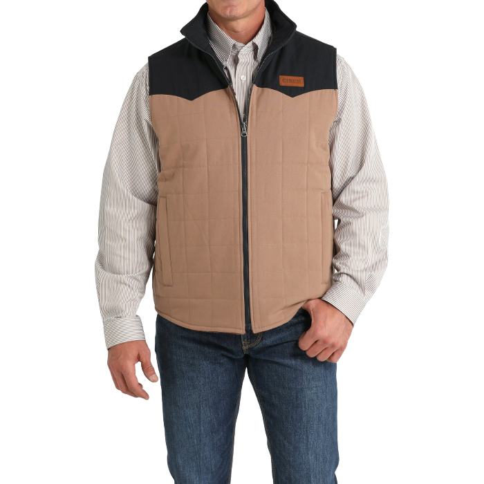 Cinch Men's Reversible Khaki Vest MWV1576004