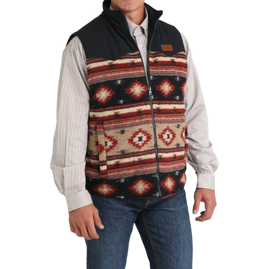 Cinch Men's Reversible Khaki Vest MWV1576004